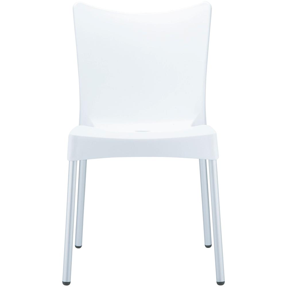 Resin Dining Chair, Set of 2, White, Belen Kox. Picture 2