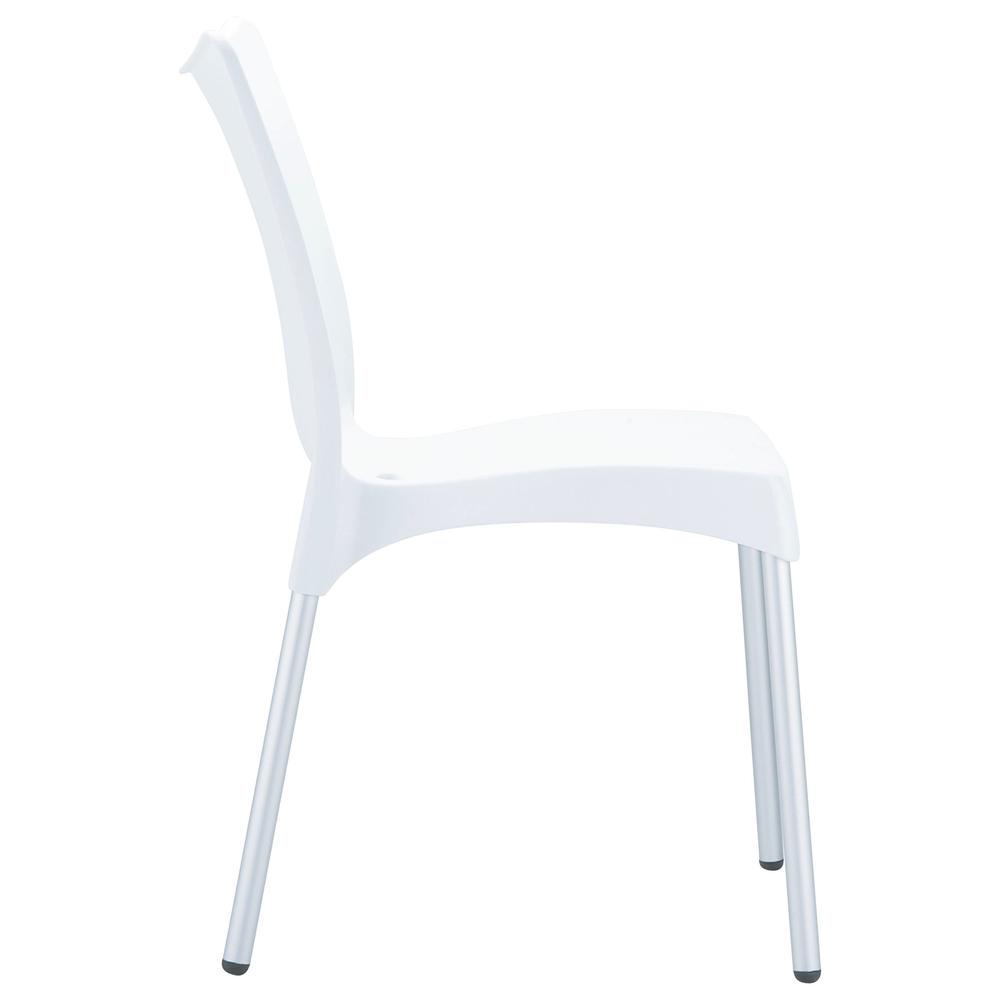Resin Dining Chair, Set of 2, White, Belen Kox. Picture 3