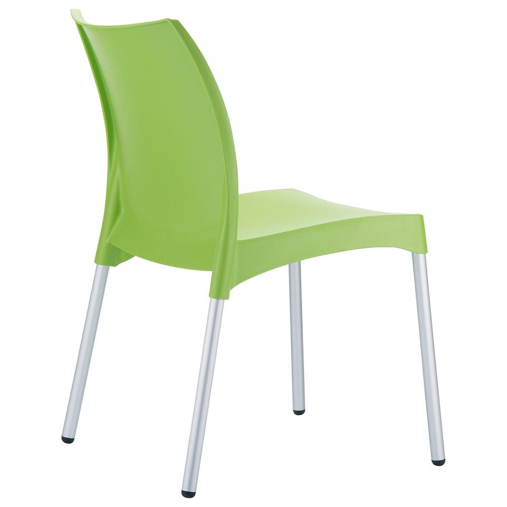 Vita Resin Outdoor Dining Chair Apple Green, Set of 2. Picture 2