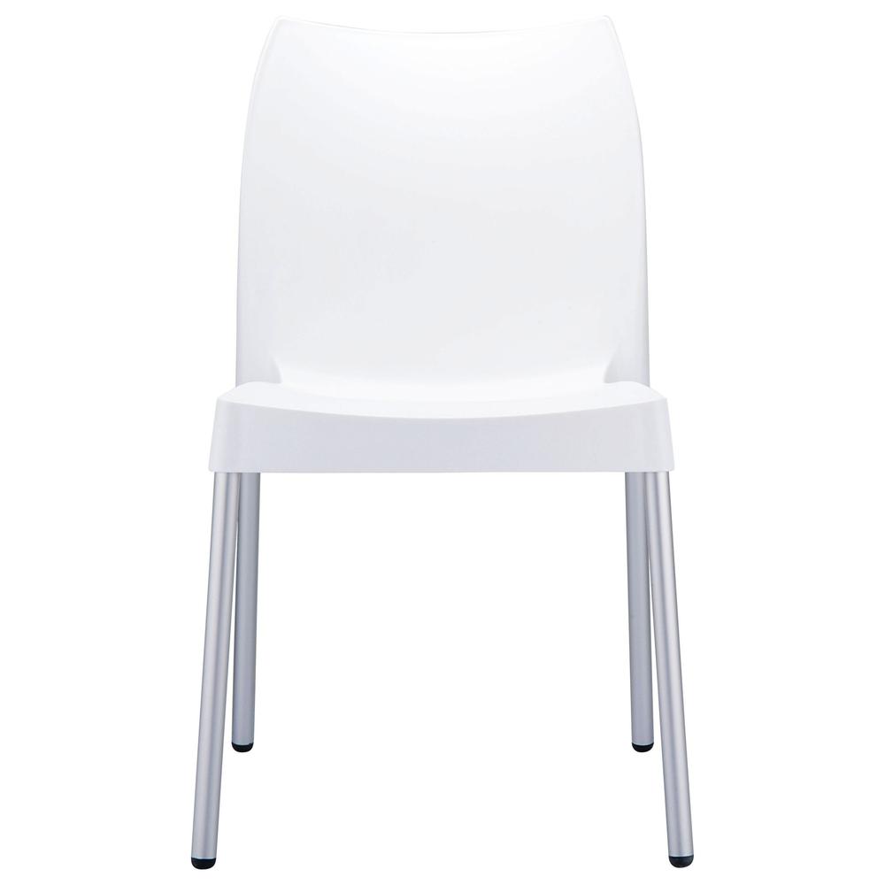 Vita Resin Outdoor Dining Chair White, Set of 2. Picture 2
