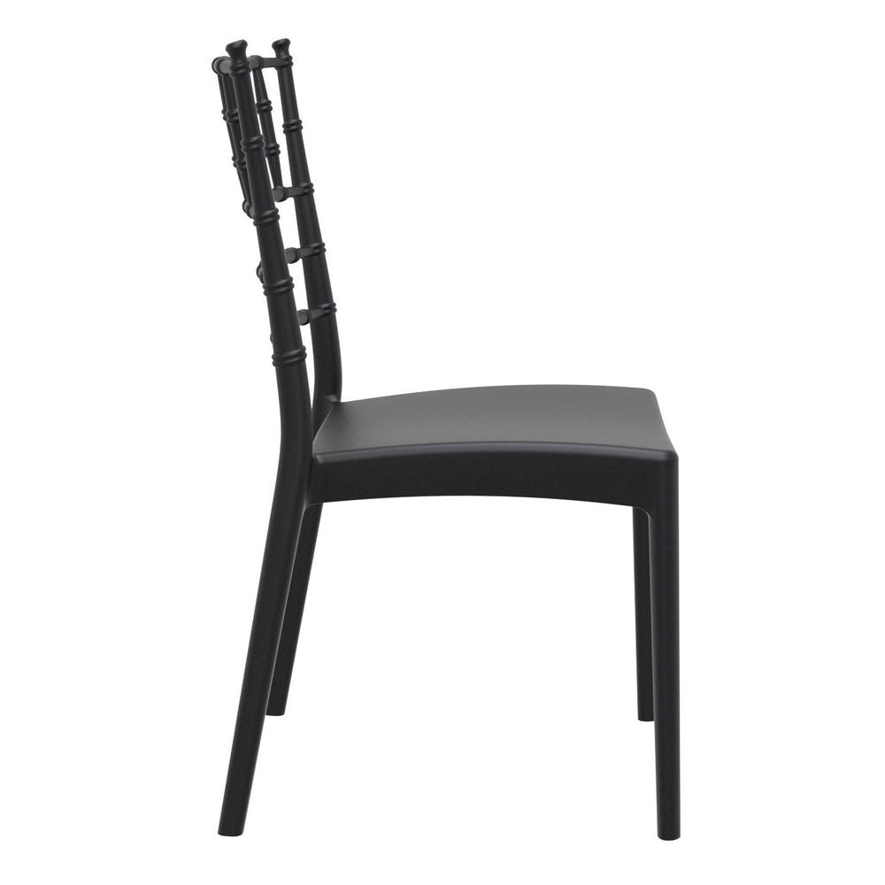 Josephine Outdoor Dining Chair Black, set of 2. Picture 2