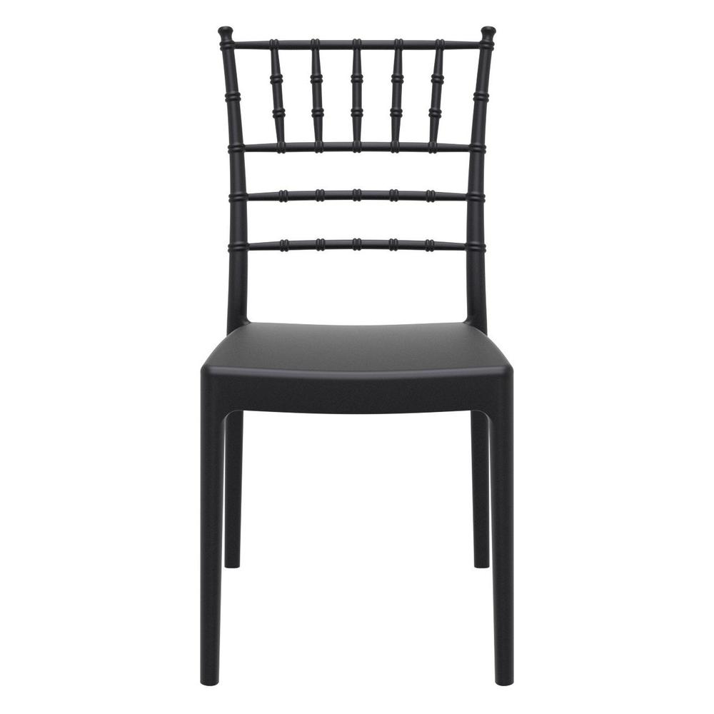 Josephine Outdoor Dining Chair Black, set of 2. Picture 3