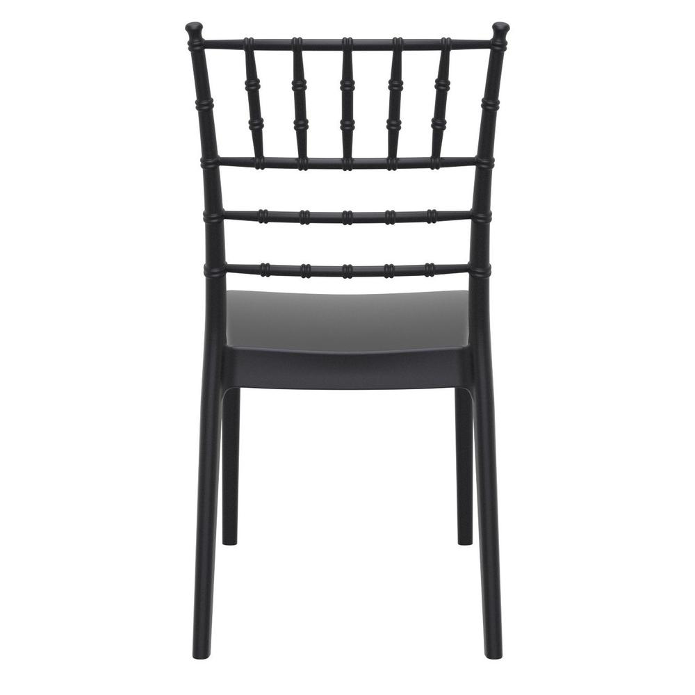 Josephine Outdoor Dining Chair Black, set of 2. Picture 5
