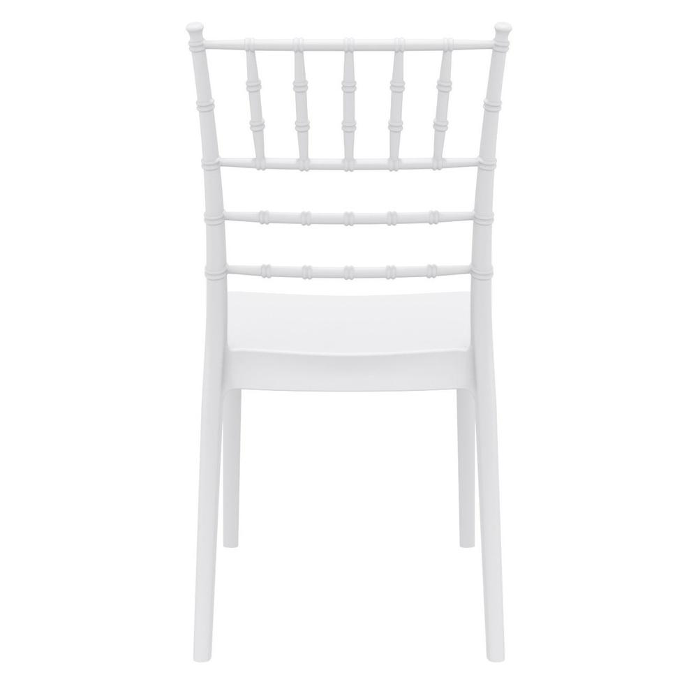 Josephine Outdoor Dining Chair White, Set of 2. Picture 5