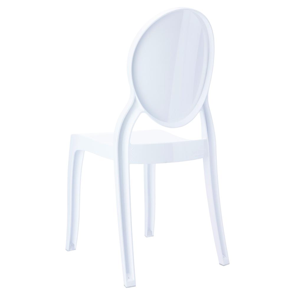Baby Elizabeth Kids Chair Glossy White. Picture 2