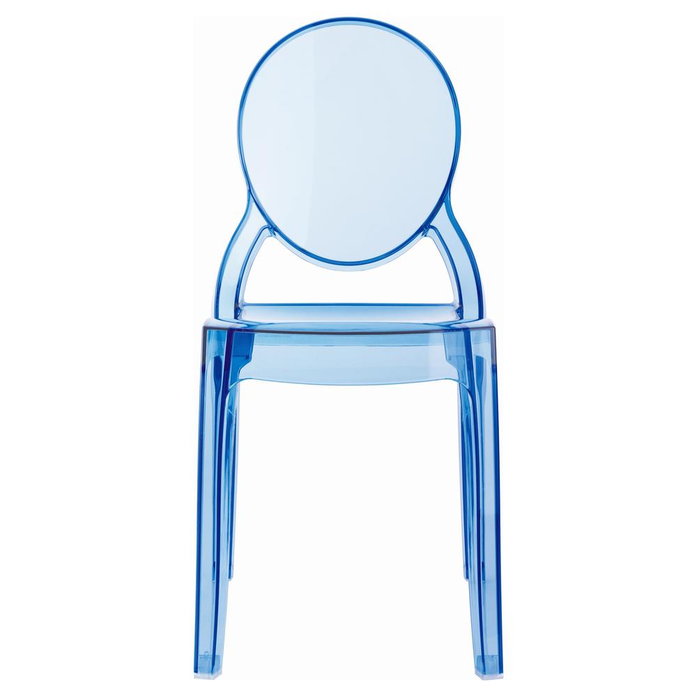 Baby Elizabeth Kids Chair Transparent Blue. Picture 5