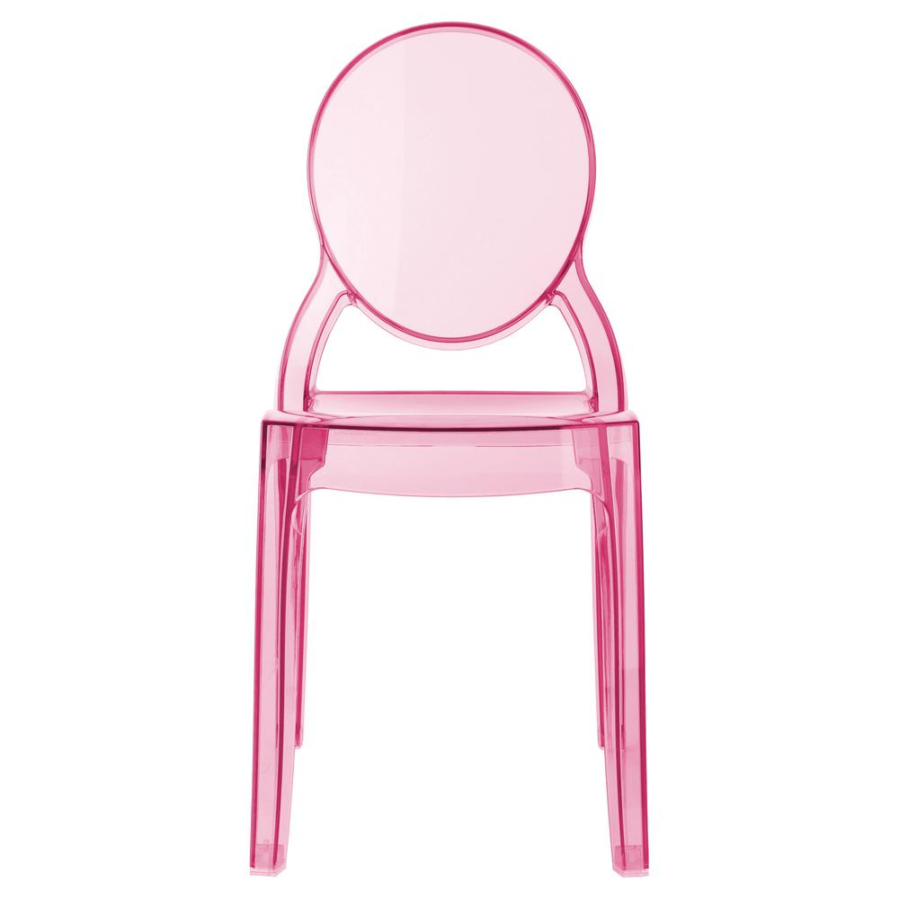 Baby Elizabeth Kids Chair Transparent Pink. Picture 5