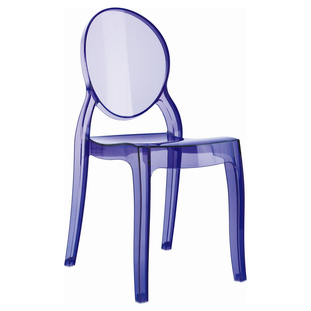 Baby Elizabeth Kids Chair Transparent Violet. Picture 1