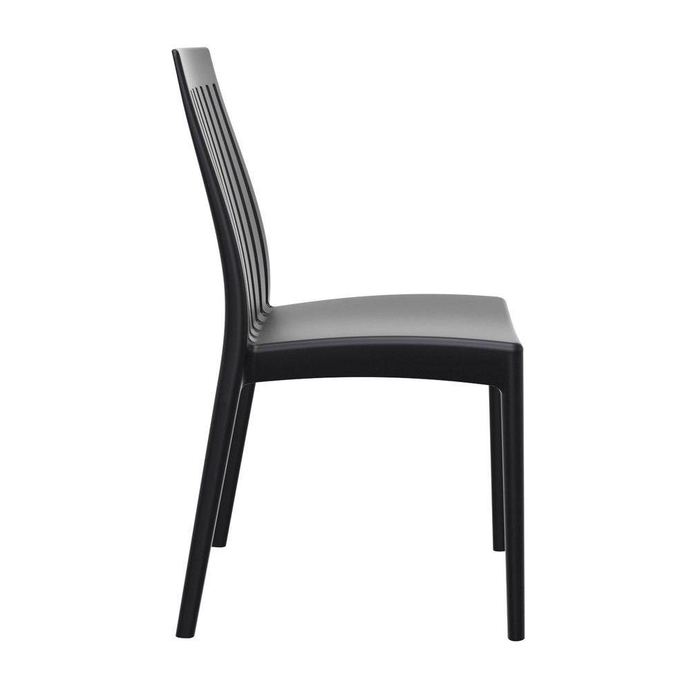 Soho Dining Chair Black, Set of 2. Picture 4