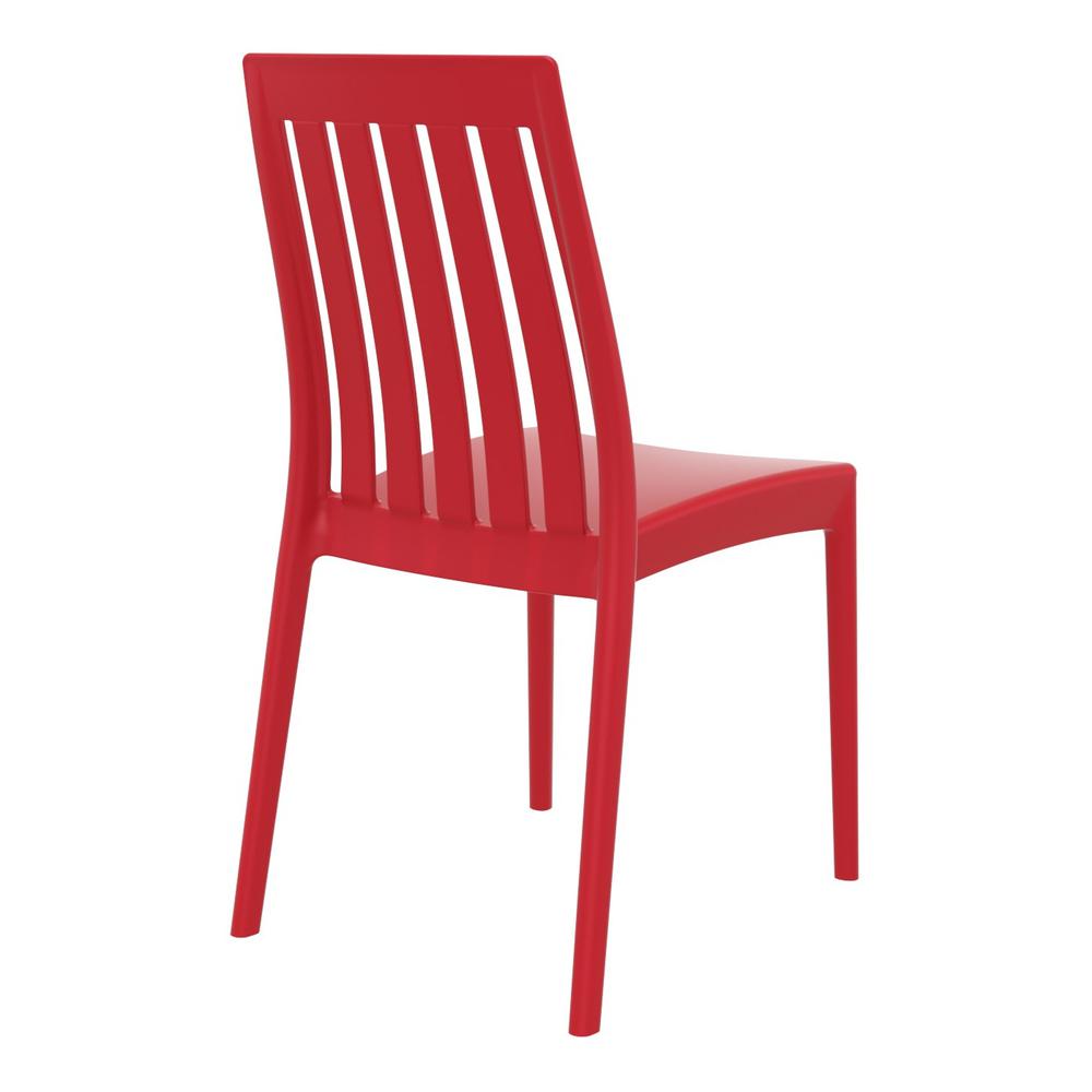 High-Back Dining Chair, Set of 2, Red, Belen Kox. Picture 2