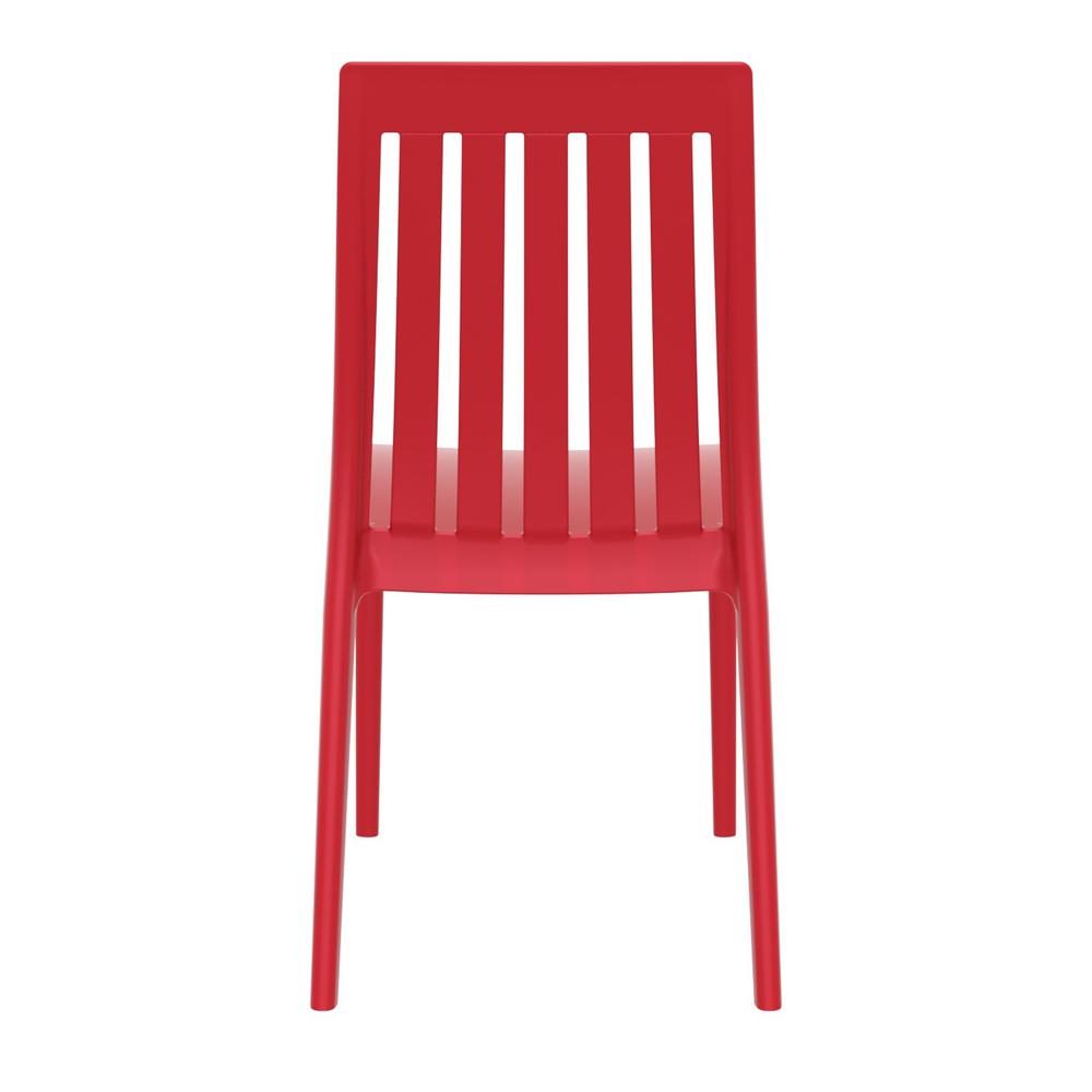 High-Back Dining Chair, Set of 2, Red, Belen Kox. Picture 5