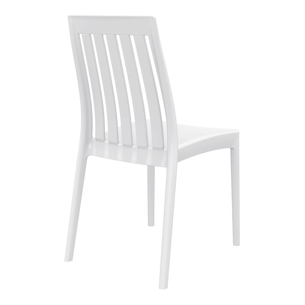 High-Back Dining Chair, Set of 2, White, Belen Kox. Picture 2