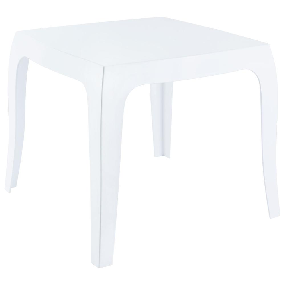 Polycarbonate Side Table, Glossy White, Belen Kox. Picture 1