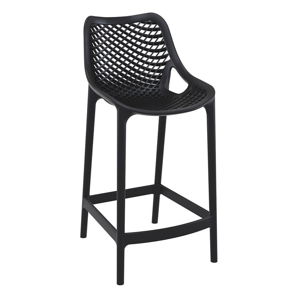Air Counter Stool Black, Set of 2. Picture 1