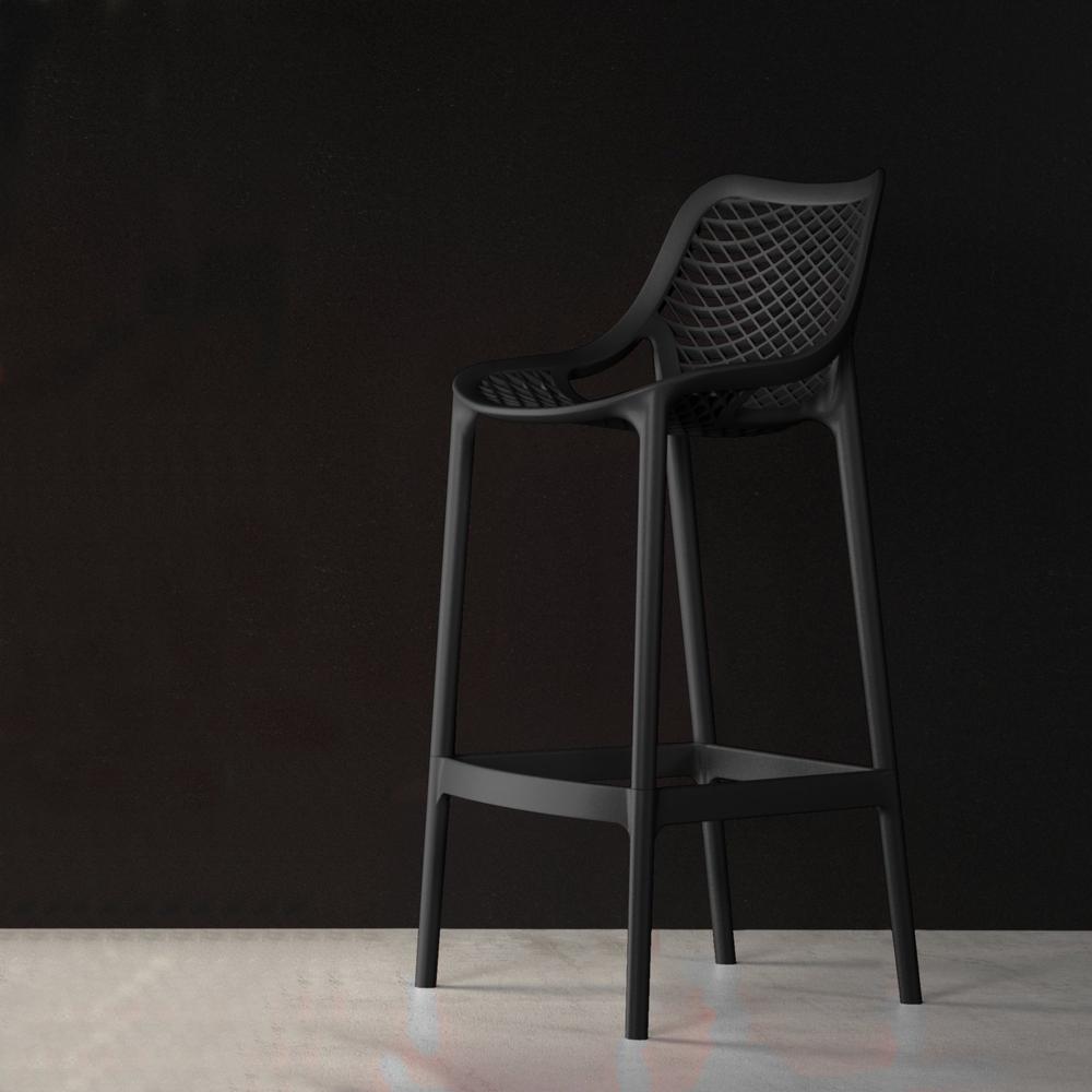 Air Counter Stool Black, Set of 2. Picture 6