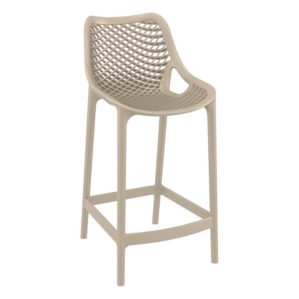Air Counter Stool Taupe, Set of 2. Picture 1