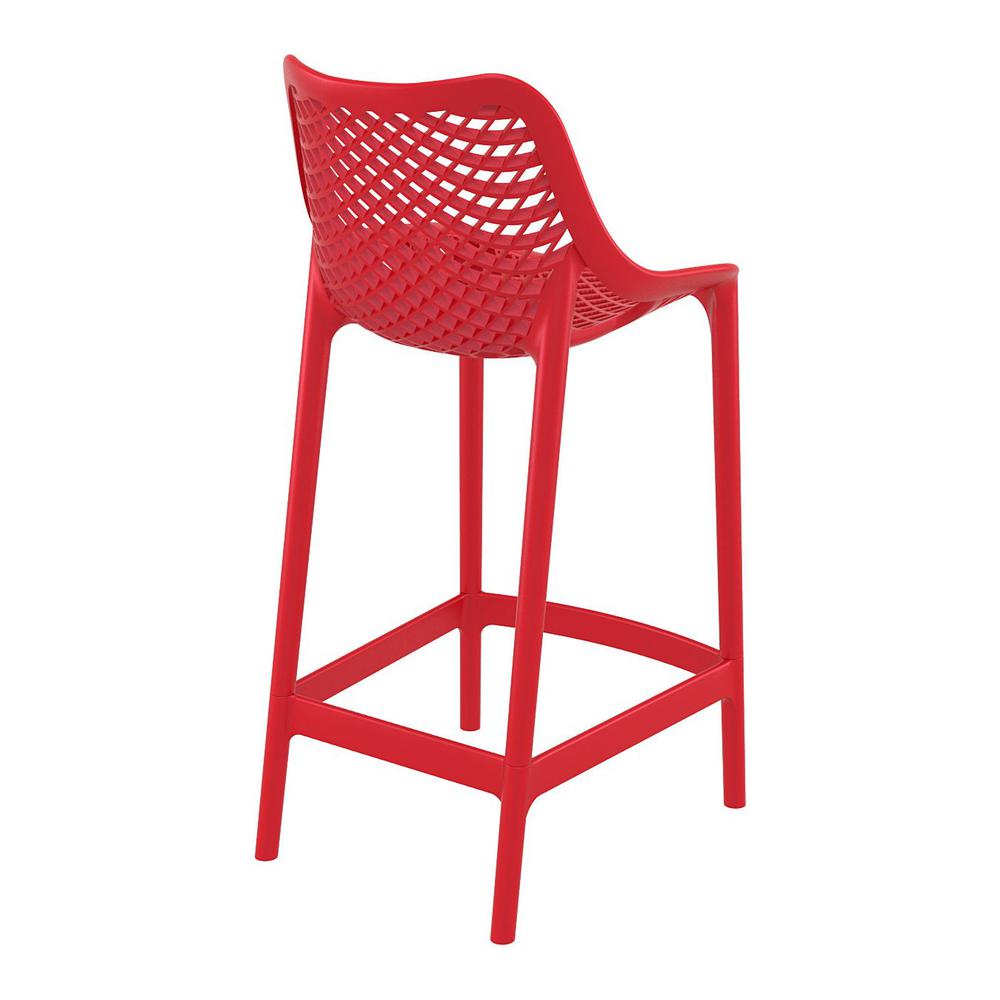 Outdoor Counter High Chair, Set of 2, Red, Belen Kox. Picture 2