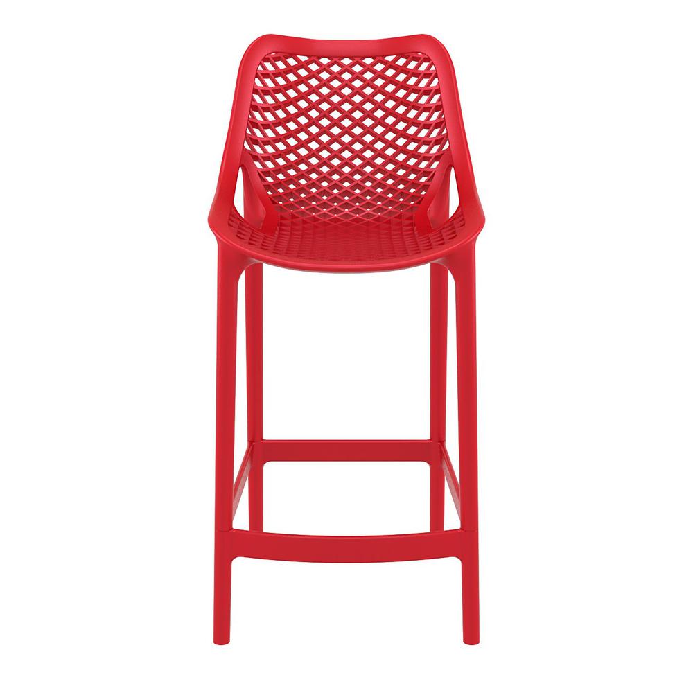 Outdoor Counter High Chair, Set of 2, Red, Belen Kox. Picture 3