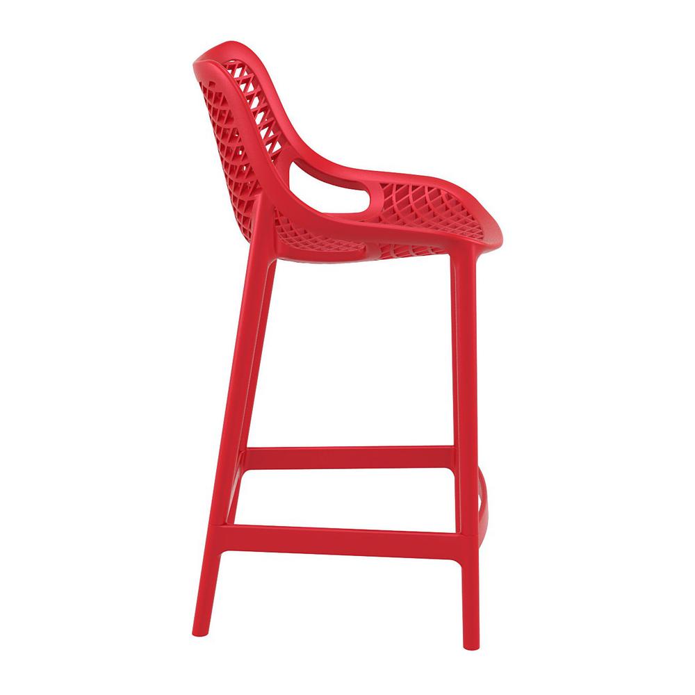 Outdoor Counter High Chair, Set of 2, Red, Belen Kox. Picture 4