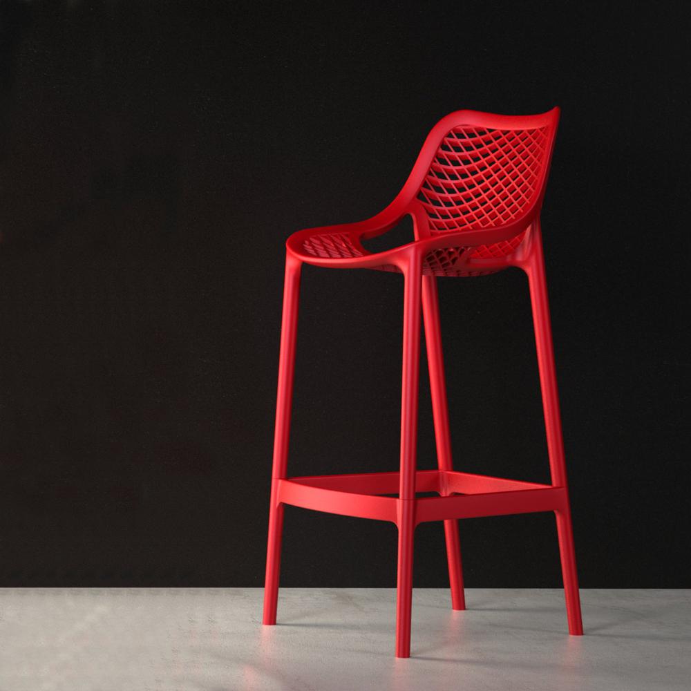 Air Counter Stool Red, Set of 2. Picture 6
