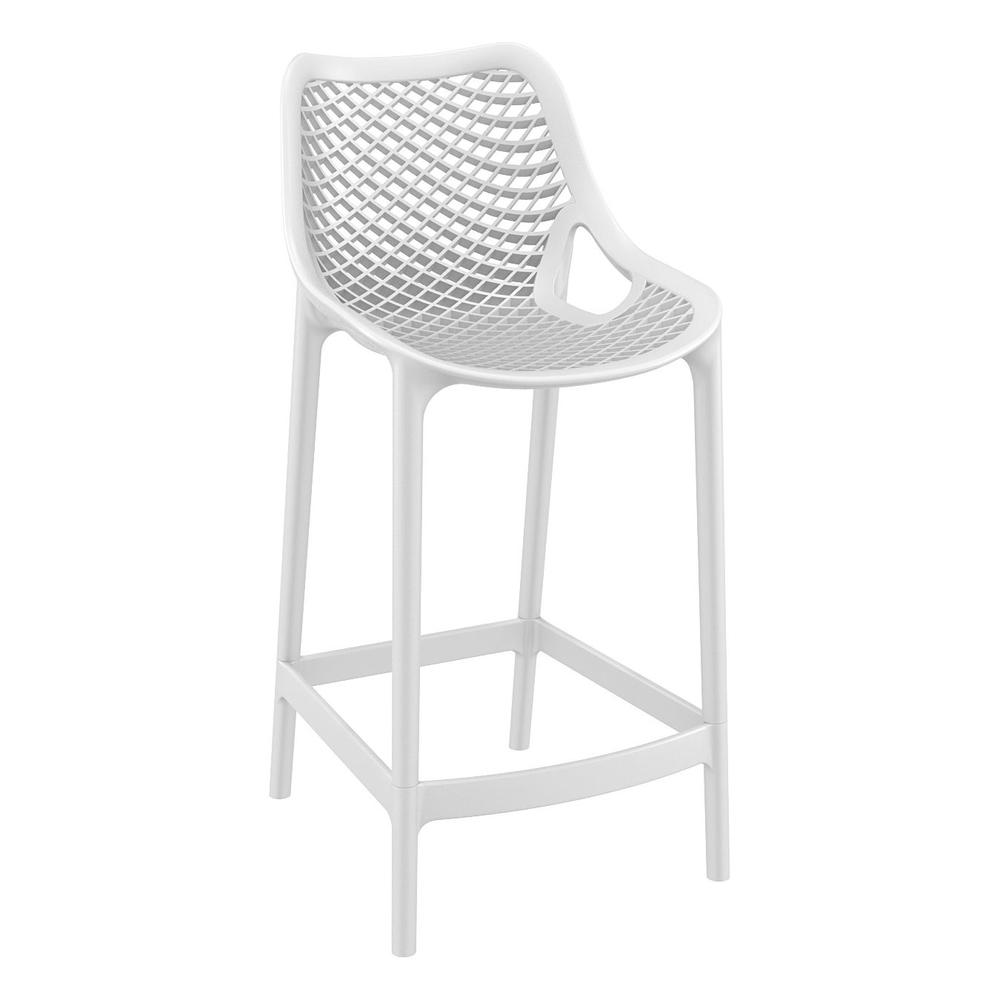 Air Counter Stool White, Set of 2. Picture 1
