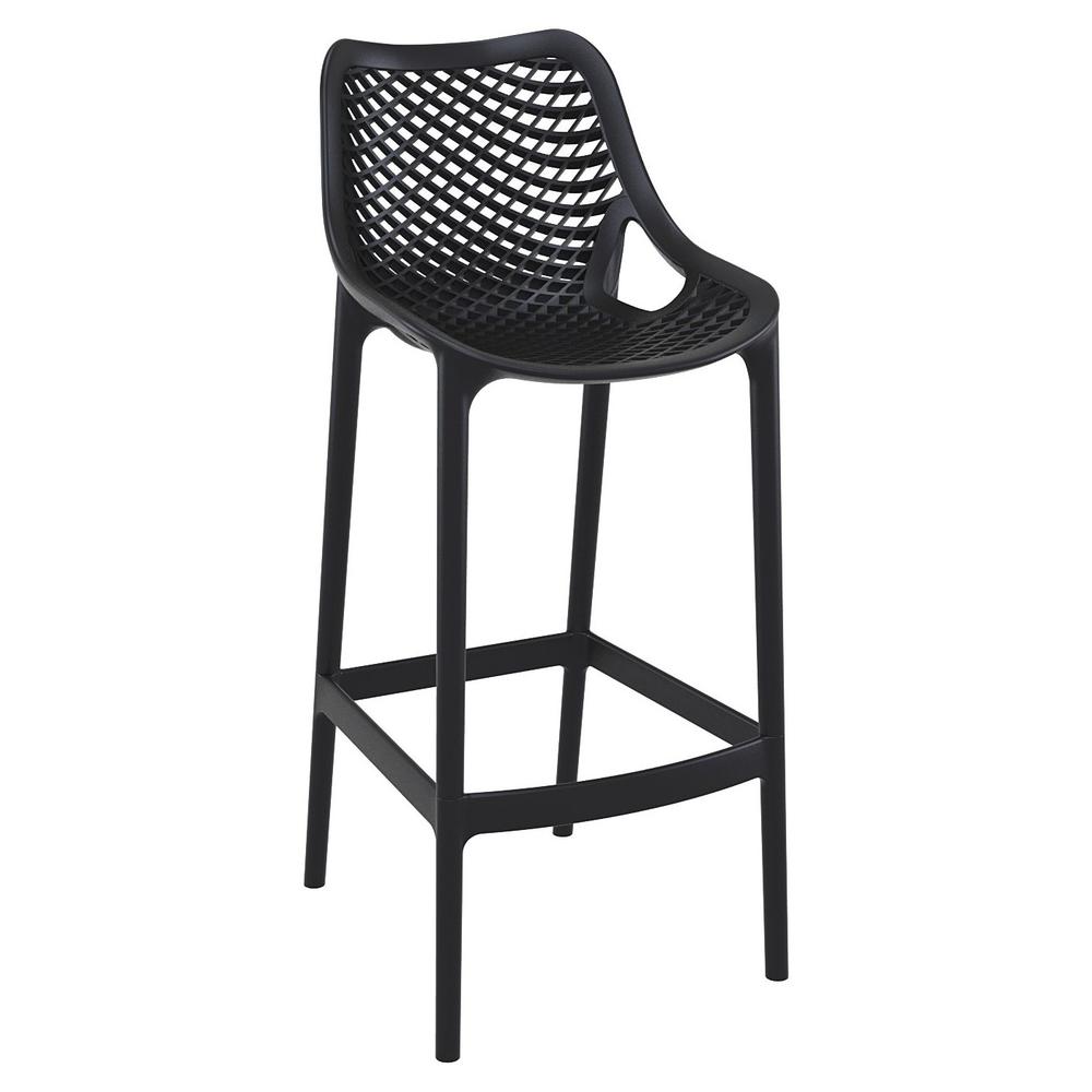 Air Bar Stool Black, Set of 2. Picture 1