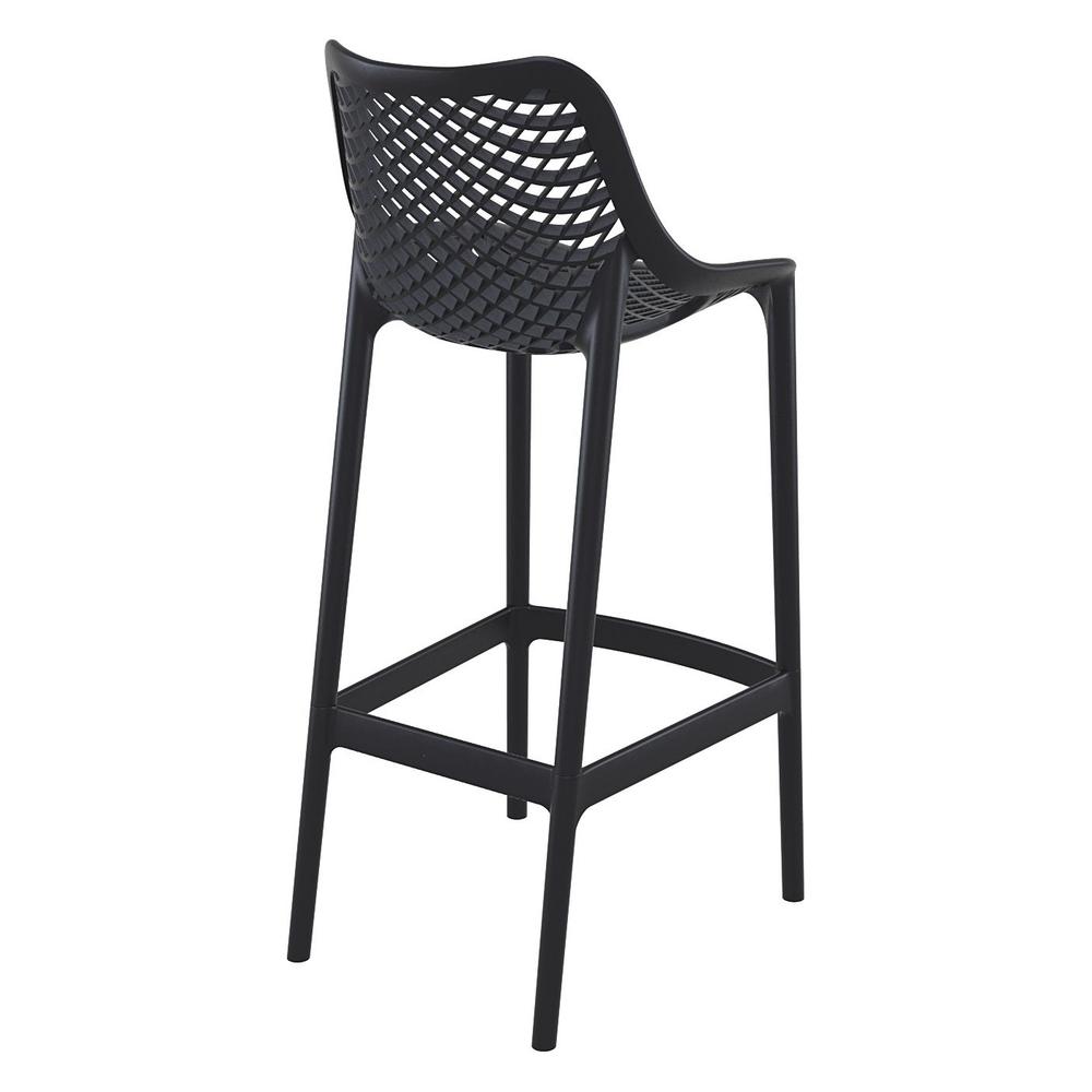 Air Bar Stool Black, Set of 2. Picture 2