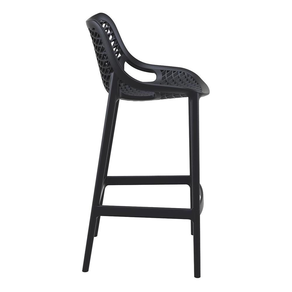 Air Bar Stool Black, Set of 2. Picture 4