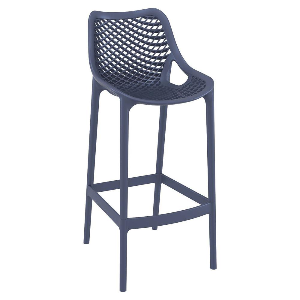 Outdoor Bar Chair, Set of 2, Dark Gray, Belen Kox. Picture 1
