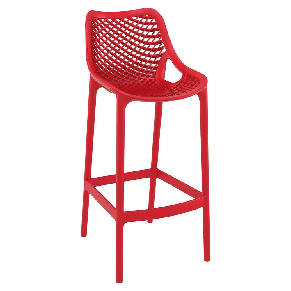 Air Bar Stool Red, Set of 2. Picture 1