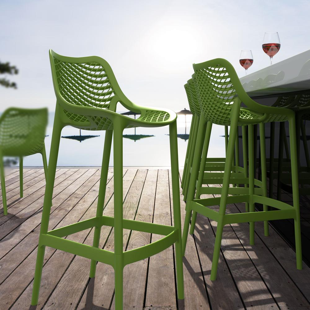 Air Bar Stool Tropical Green, Set of 2. Picture 6