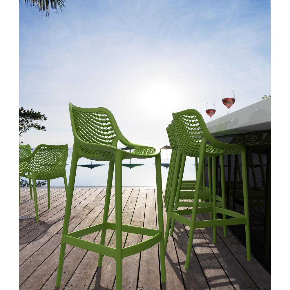 Air Bar Stool Tropical Green, Set of 2. Picture 7