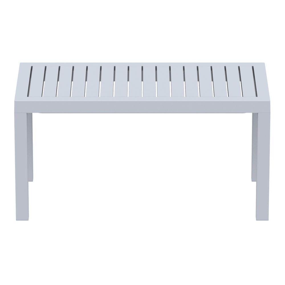 Ocean Rectangle Cofee Table Silver Gray. Picture 2