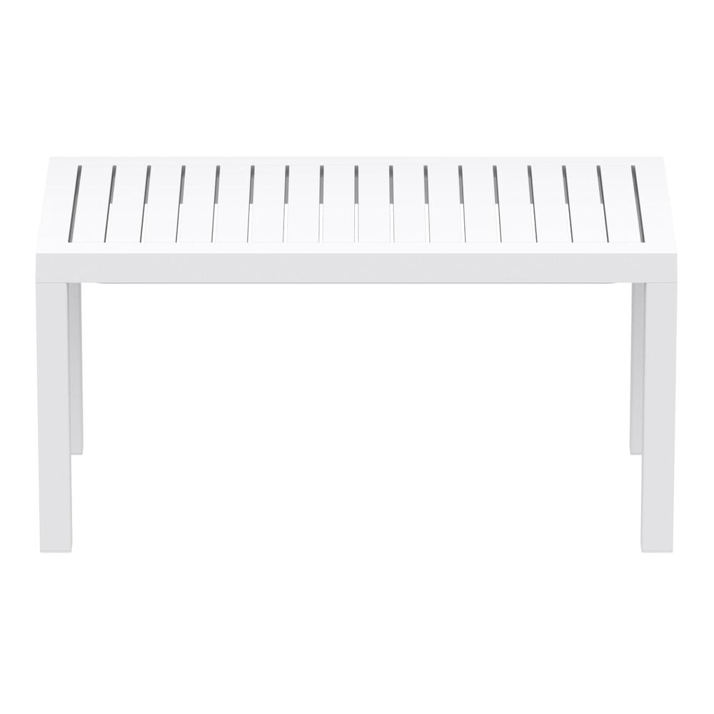 Ocean Rectangle Cofee Table White. Picture 2