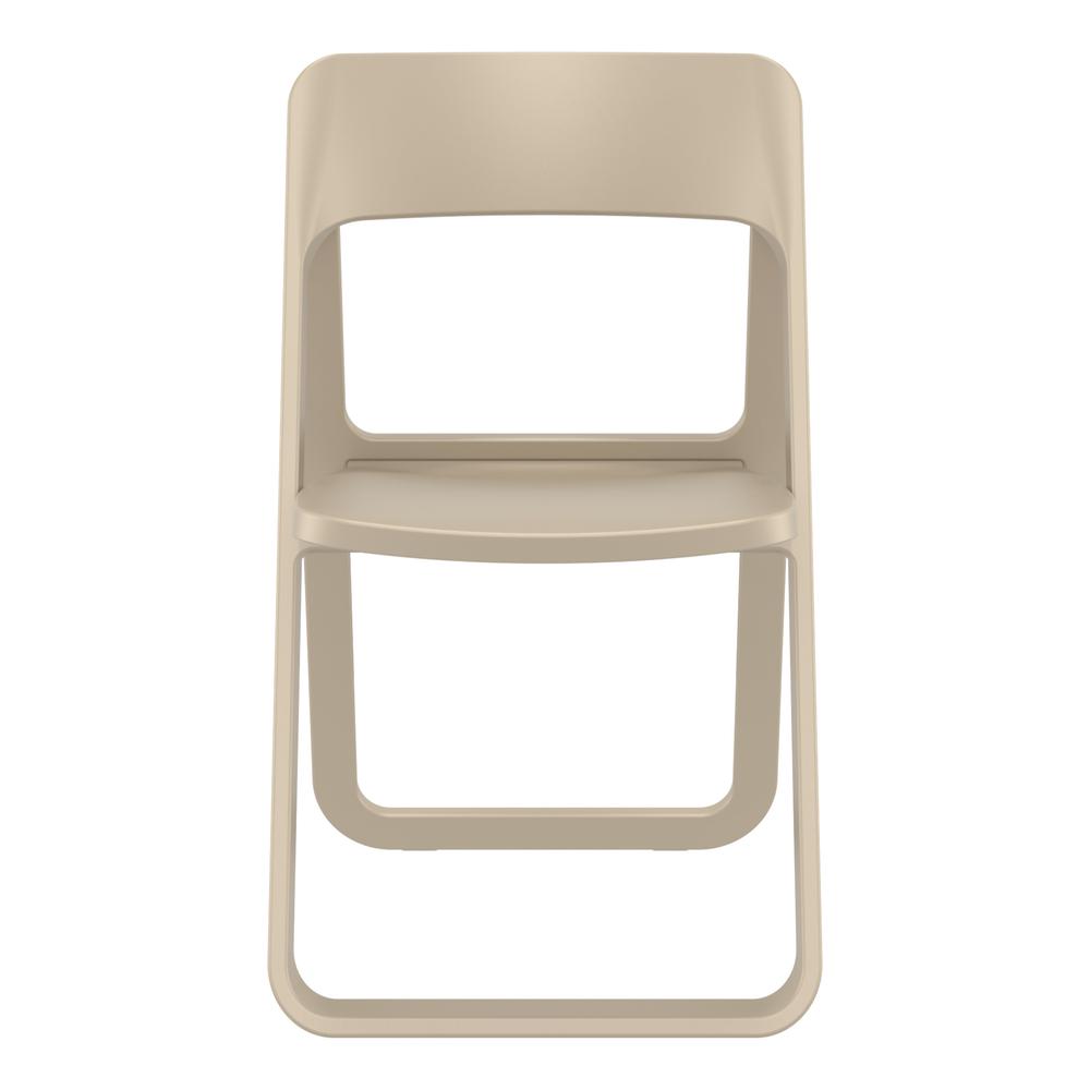 Dream Folding Outdoor Chair Taupe. Picture 3