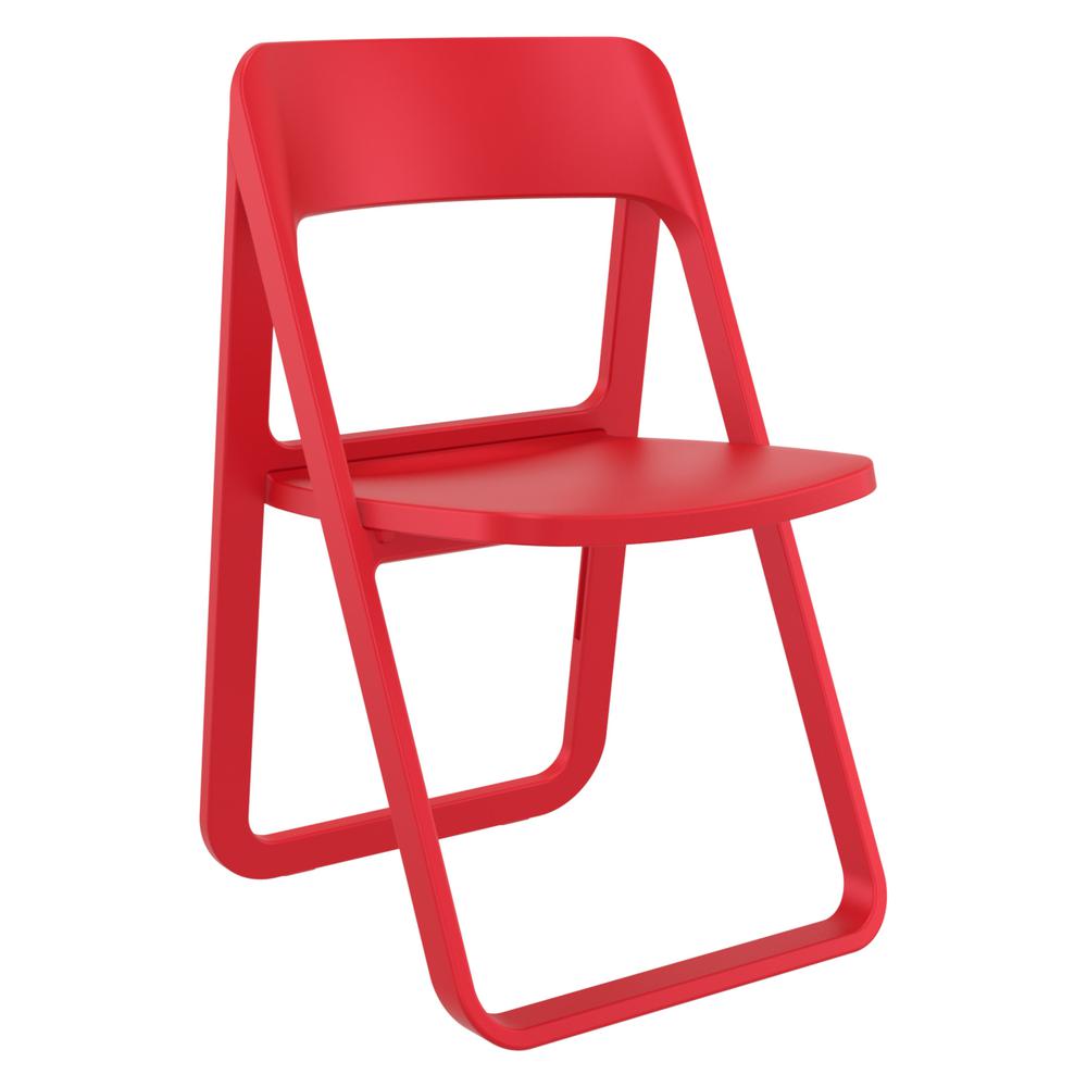 Dream Folding Outdoor Chair Red. Picture 1