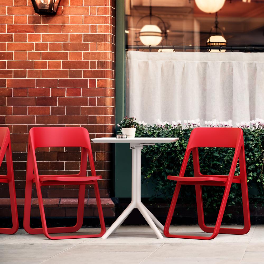 Dream Folding Outdoor Chair Red. Picture 8