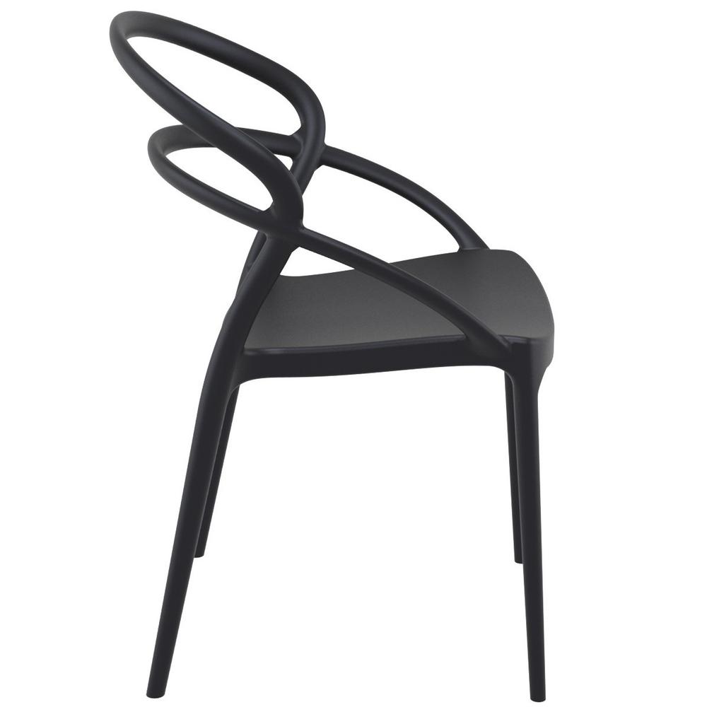 Pia Dining Chair Black, Set of 2. Picture 2