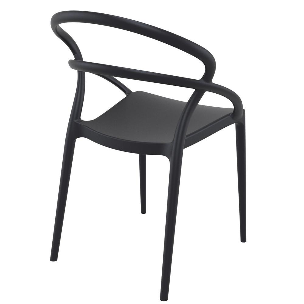 Pia Dining Chair Black, Set of 2. Picture 3