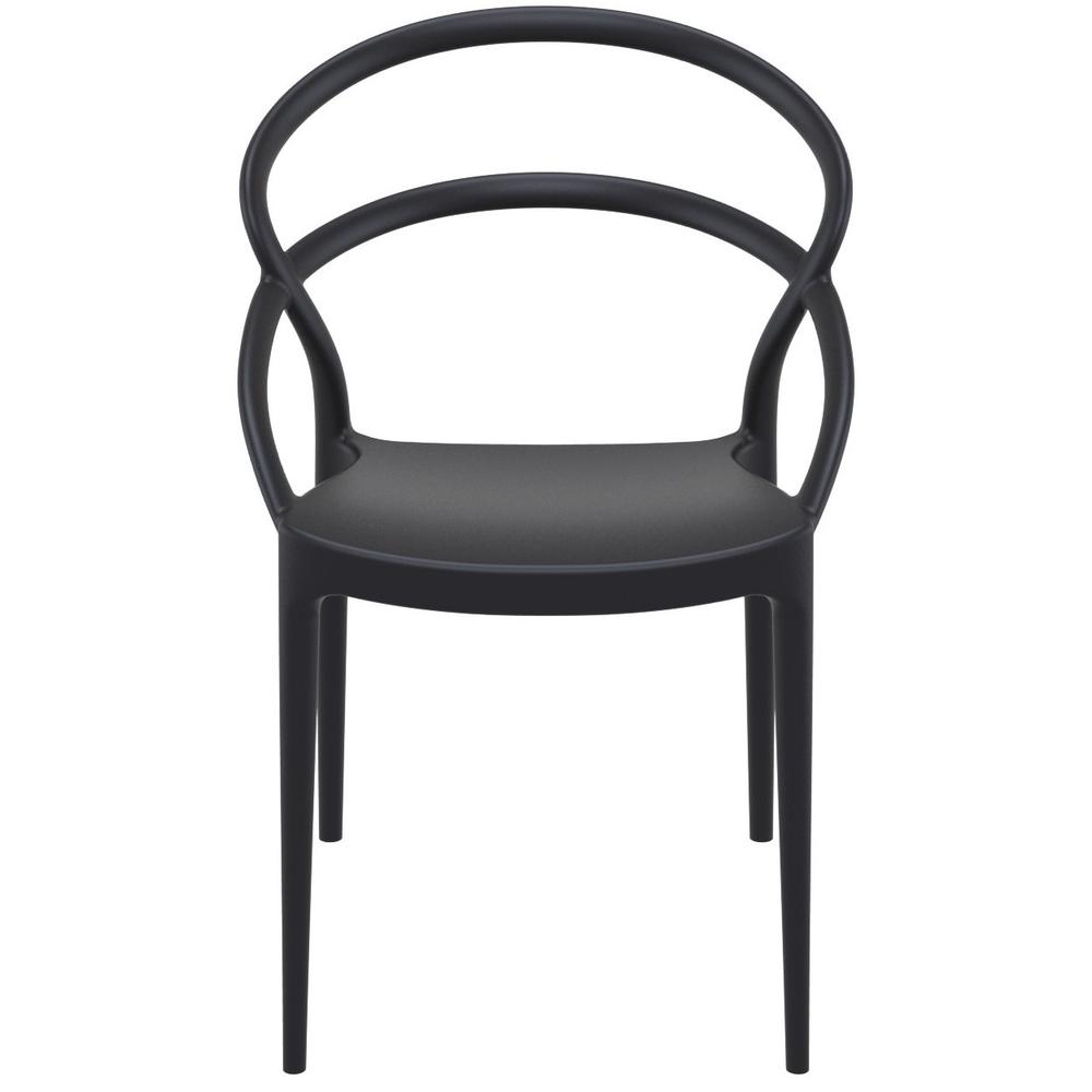 Pia Dining Chair Black, Set of 2. Picture 5