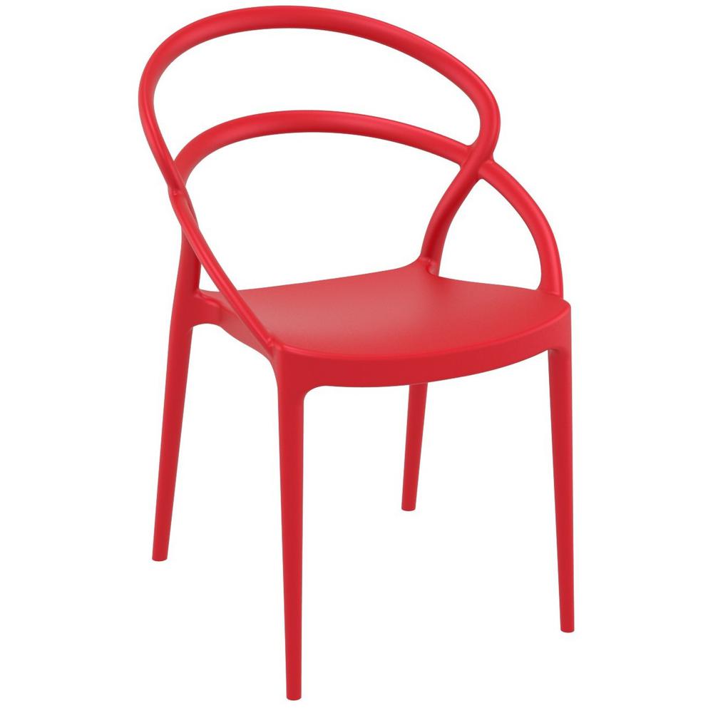Pia Dining Chair Red, Set of 2. Picture 1