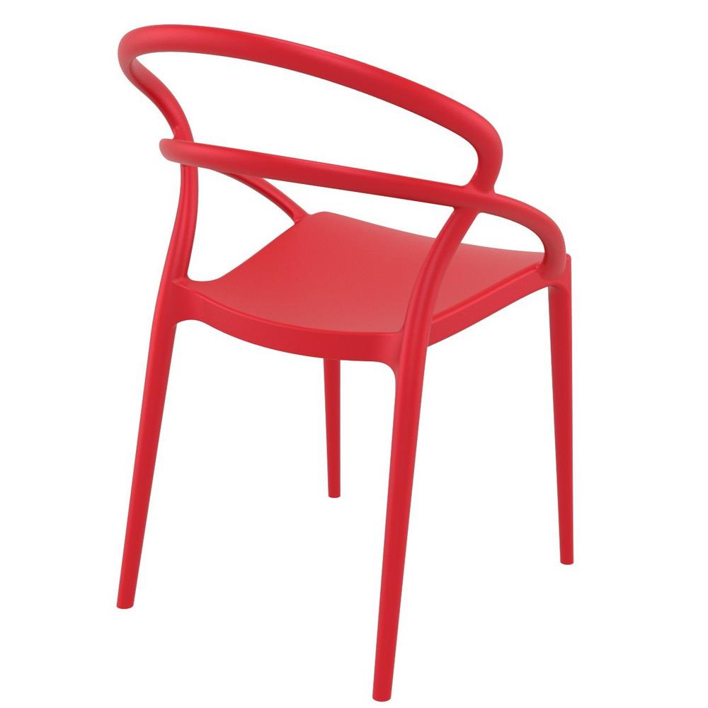 Pia Dining Chair Red, Set of 2. Picture 3