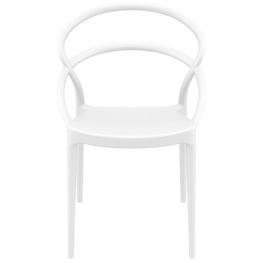 Pia Dining Chair White, Set of 2. Picture 5