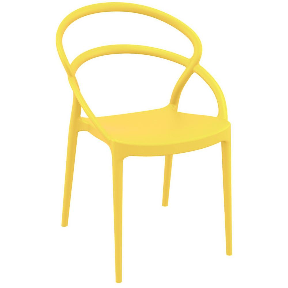 Pia Dining Chair Yellow, Set of 2. Picture 1