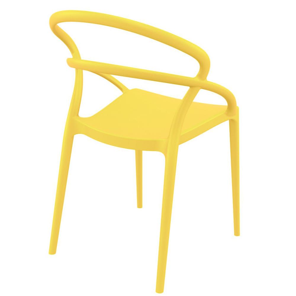 Dining Chair, Set of 2, Yellow, Belen Kox. Picture 1