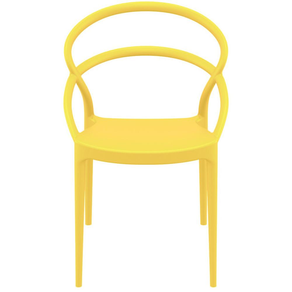 Pia Dining Chair Yellow, Set of 2. Picture 5