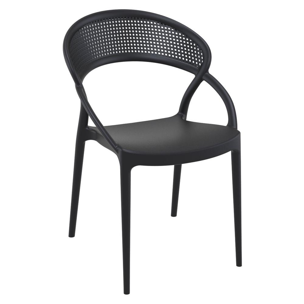Sunset Dining Chair Black, Set of 2. Picture 1