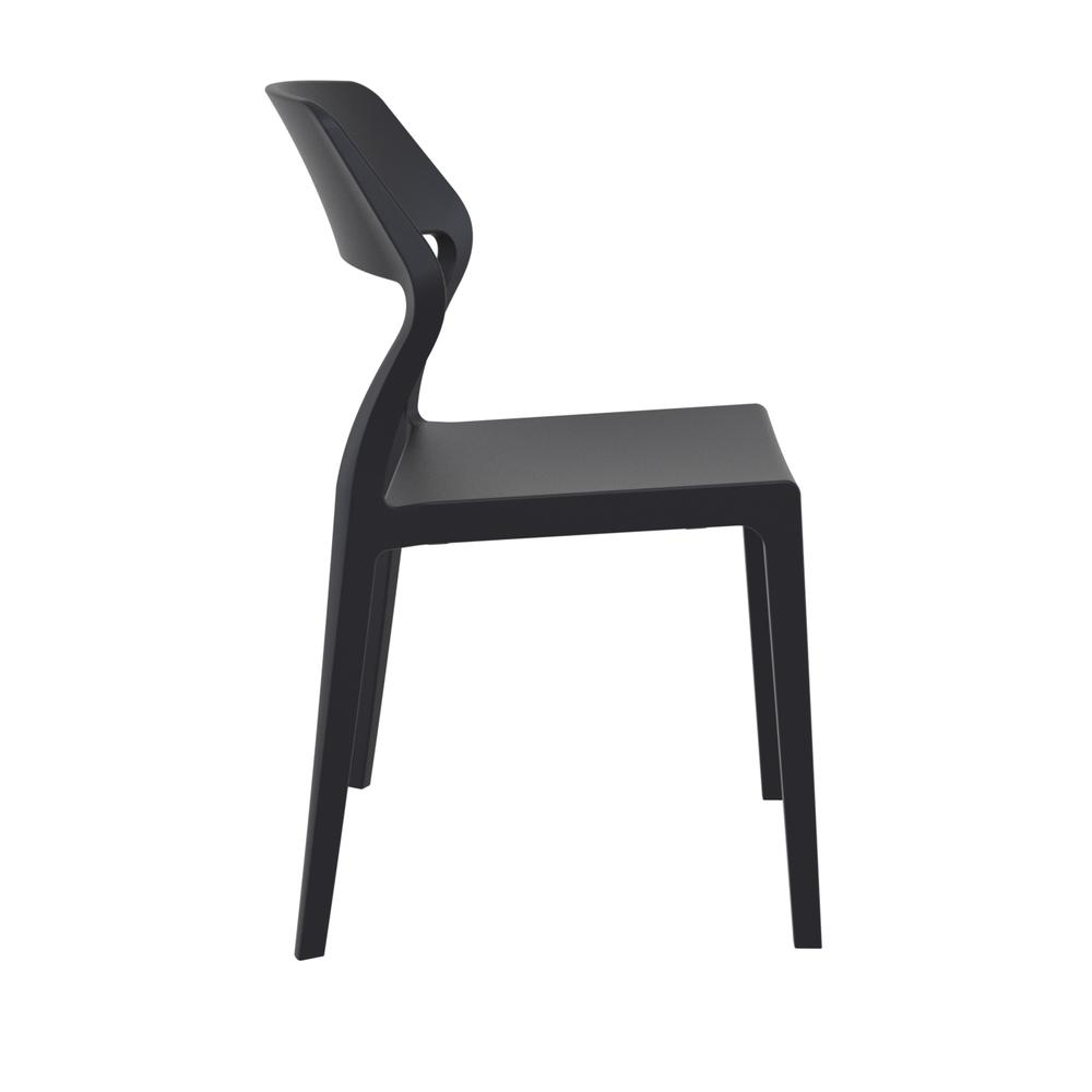 Snow Dining Chair Black, Set of 2. Picture 2