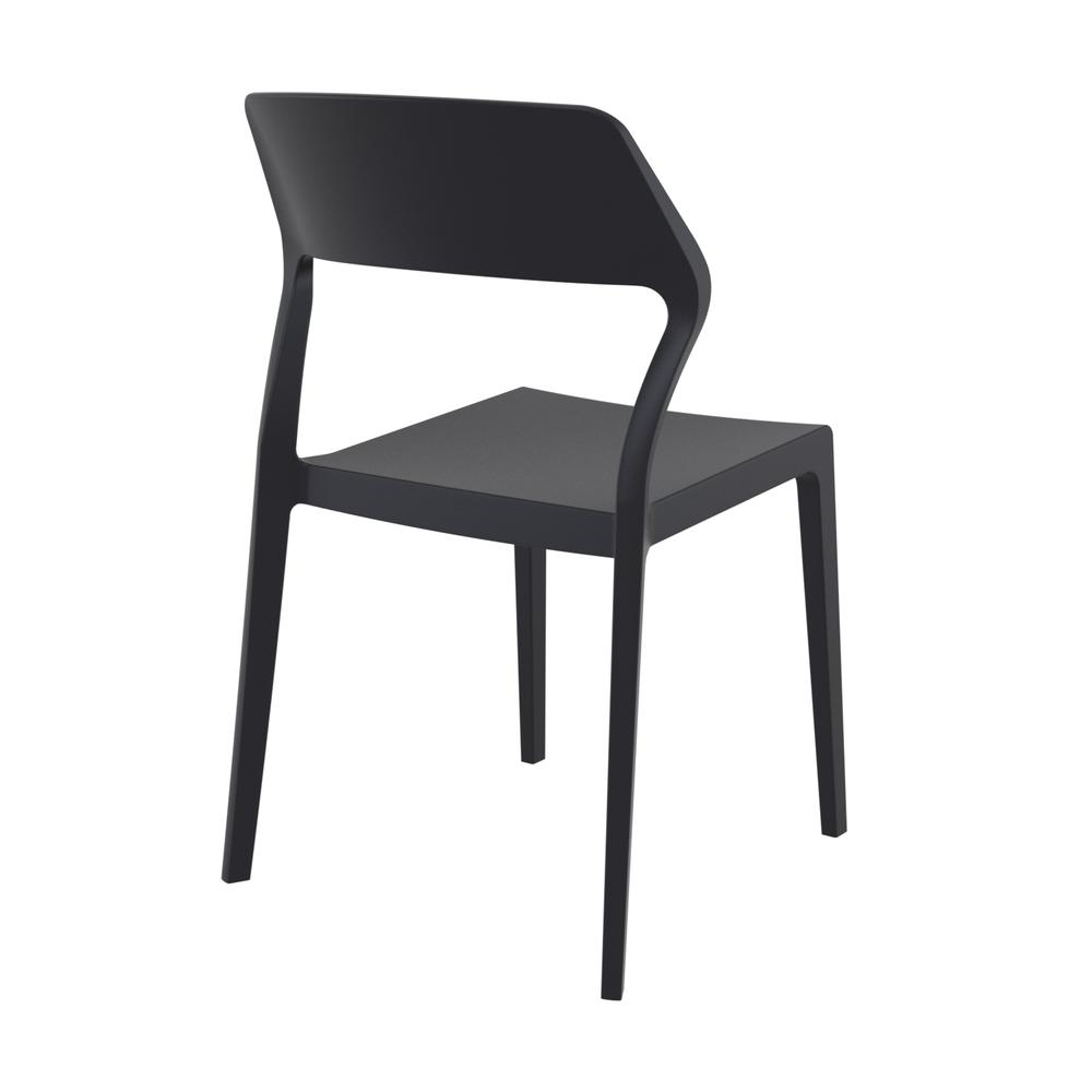 Snow Dining Chair Black, Set of 2. Picture 3