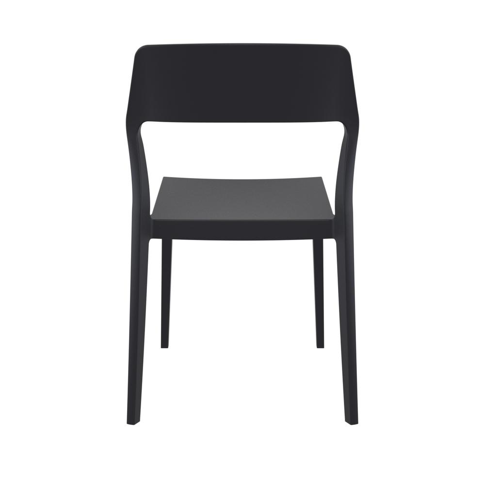Snow Dining Chair Black, Set of 2. Picture 4